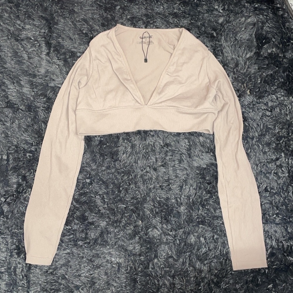 Longsleve cropped top